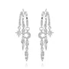 Aaria London Women's Nyx Stars & Moon Earrings- Silver In Silver