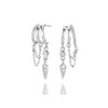 Aaria London Women's Palma Charm Earring - Silver In Silver