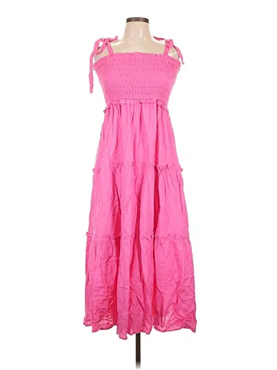 Pre-owned Aaron & Amber Casual Dress In Pink