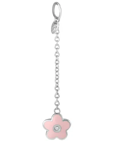 Aaron Basha 18k Flower Pendant In Metallic