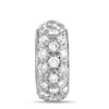Aaron Basha 18k White Gold Full Diamond Spacer Charm Ab17-111524 In White