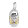 Aaron Basha 18k White Gold Saddle Shoe Charm Ab12-080825 In White
