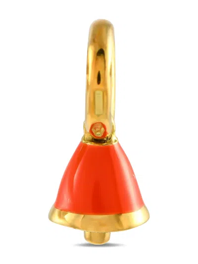 Pre-owned Aaron Basha 18k Yellow Gold Bell Charm