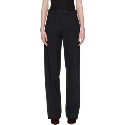 Aaron Esh Black One Seam Trousers