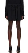 Aaron Esh Black Puffball Miniskirt