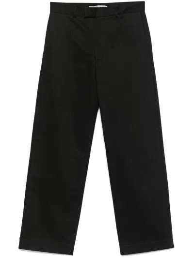 Aaron Esh Black Straight-leg Trousers