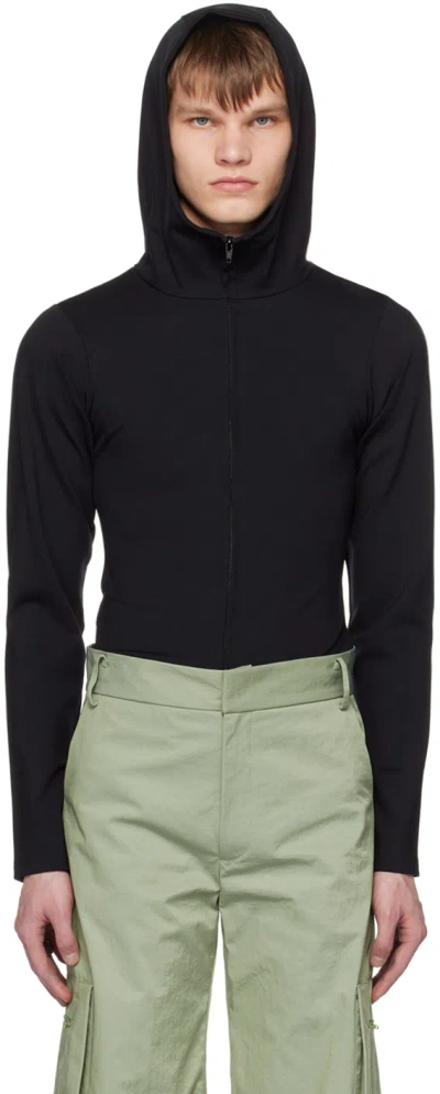 Aaron Esh Black Zip-up Hoodie