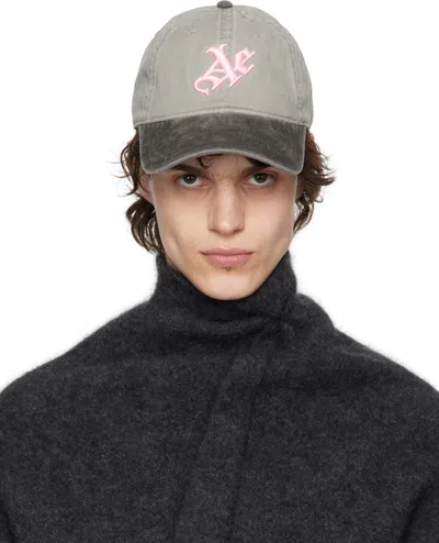 Aaron Esh Gray 'ae' Cap In Gold