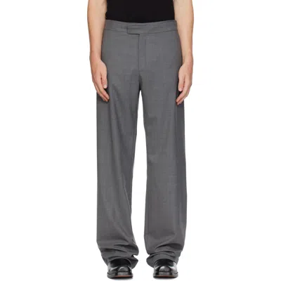 Aaron Esh Gray One Seam Trousers