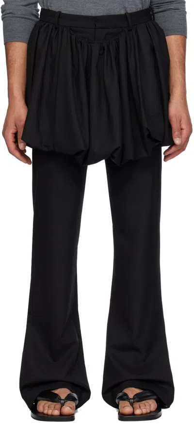 Aaron Esh Ssense Exclusive Black Trousers