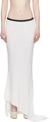 Aaron Esh Ssense Exclusive Bridal Capsule Asymmetric Fish Tail Maxi Skirt
