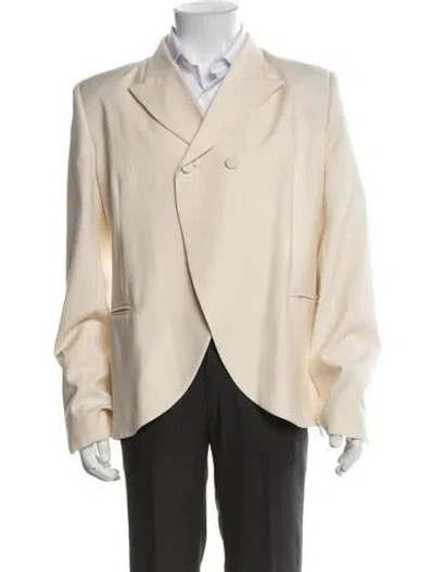 Pre-owned Aaron Esh Wool Blazer W/ Tags In Neutral