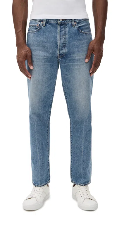 Aaron Levine 60s Straight Denim Jeans Vintage Indigo In Blue