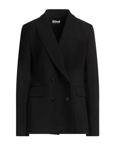 A.b. A. B. Woman Blazer Black Size 8 Polyester, Virgin Wool, Elastane