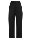 A.b. A. B. Woman Pants Black Size 8 Polyester, Virgin Wool, Elastane In Black
