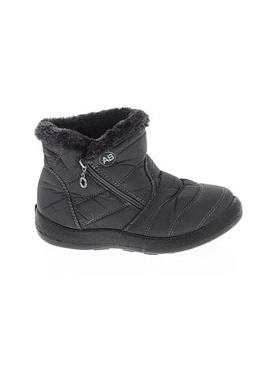 Pre-owned A.b. Ankle Boots In Black