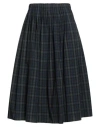 A.b  Apuntob A. B Apuntob Woman Midi Skirt Midnight Blue Size L Cotton