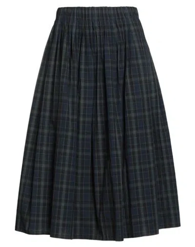 A.b  Apuntob A. B Apuntob Woman Midi Skirt Midnight Blue Size L Cotton