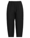 A.b  Apuntob A. B Apuntob Woman Pants Black Size Xl Linen, Virgin Wool