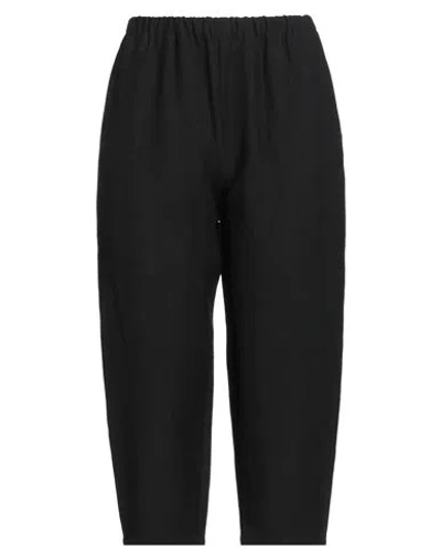 A.b  Apuntob A. B Apuntob Woman Pants Black Size Xl Linen, Virgin Wool