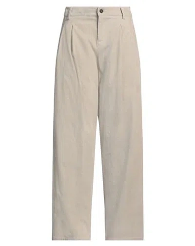 A.b  Apuntob A. B Apuntob Woman Pants Light Grey Size S Cotton