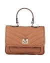 Ab Asia Bellucci Woman Handbag Brown Size - Soft Leather