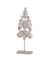 Ab Home Kawan Palm Accent With Base In White
