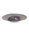 Ab Home Svirla Blown Glass Bowl In Multi-colo
