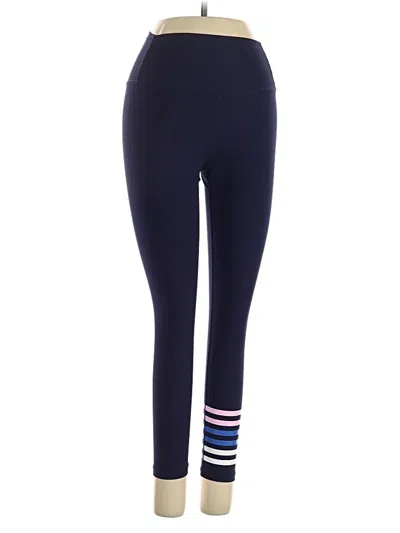 Pre-owned A.b. Leggings In Blue