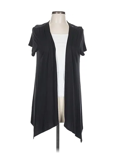 Pre-owned Ab Studio Cardigan Sweater In Black