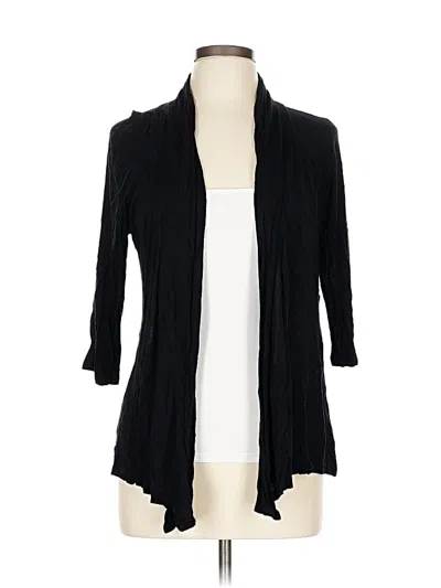 Pre-owned Ab Studio Cardigan Sweater In Black