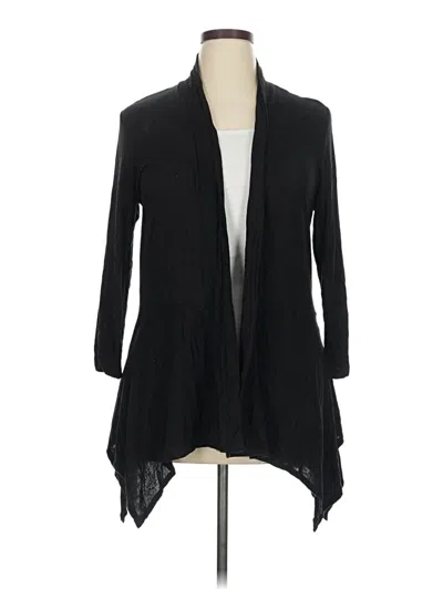 Pre-owned Ab Studio Cardigan Sweater In Black