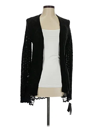 Pre-owned Ab Studio Cardigan Sweater In Black