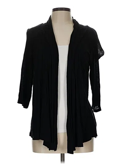 Pre-owned Ab Studio Cardigan Sweater In Black
