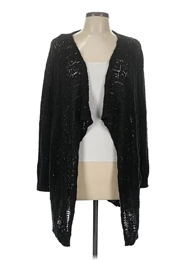 Pre-owned Ab Studio Cardigan Sweater In Black