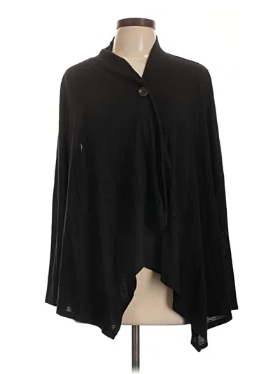 Pre-owned Ab Studio Cardigan Sweater In Black