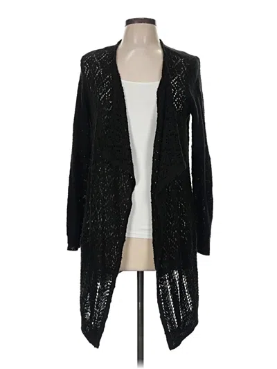 Pre-owned Ab Studio Cardigan Sweater In Black