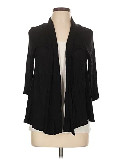 Pre-owned Ab Studio Cardigan Sweater In Black