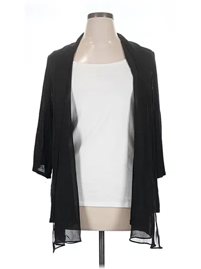 Pre-owned Ab Studio Cardigan Sweater In Black