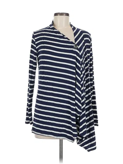 Pre-owned Ab Studio Cardigan Sweater In Blue