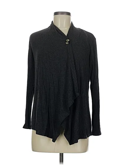 Pre-owned Ab Studio Cardigan Sweater In Gray