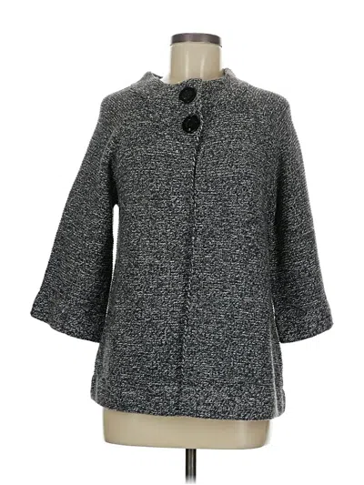 Pre-owned Ab Studio Cardigan Sweater In Gray