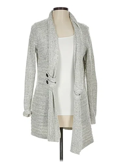 Pre-owned Ab Studio Cardigan Sweater In Gray