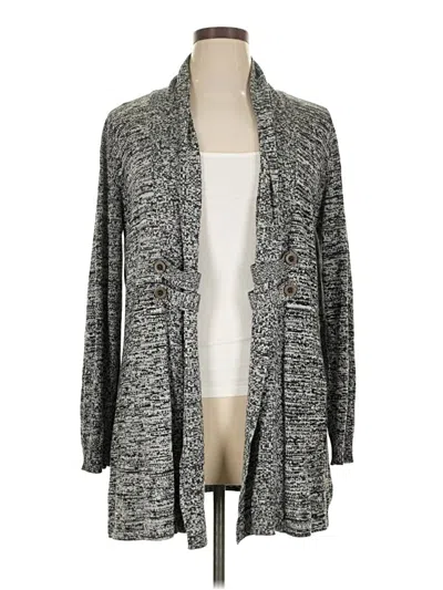 Pre-owned Ab Studio Cardigan Sweater In Gray
