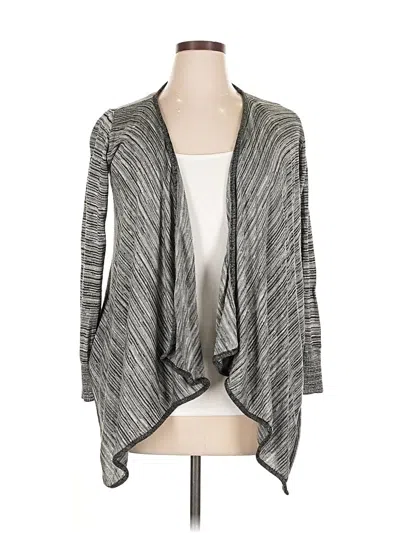 Pre-owned Ab Studio Cardigan Sweater In Gray