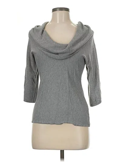 Pre-owned Ab Studio Cardigan Sweater In Gray