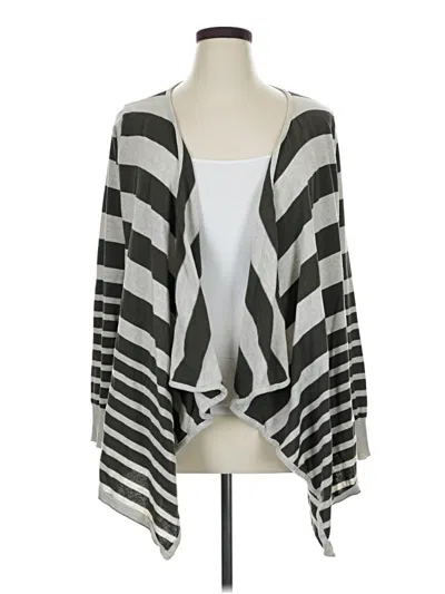 Pre-owned Ab Studio Cardigan Sweater In Gray