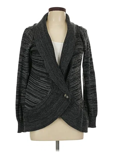 Pre-owned Ab Studio Cardigan Sweater In Gray