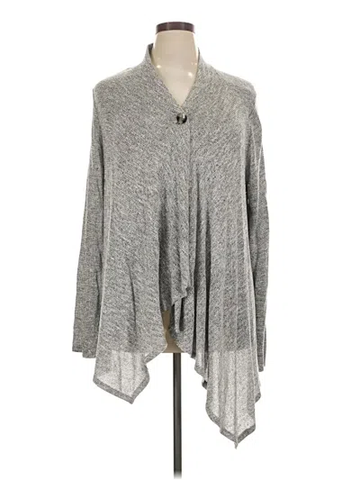 Pre-owned Ab Studio Cardigan Sweater In Gray