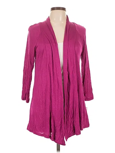Ab Studio Cardigan Sweater In Pink